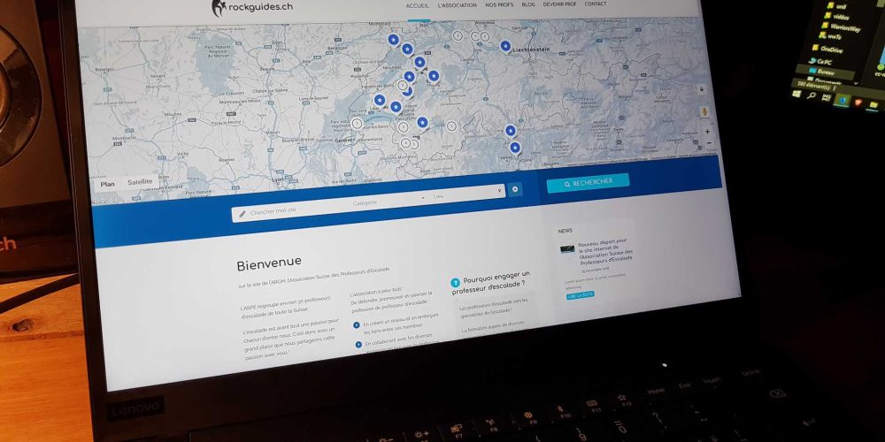 Nouveau départ pour le site internet de l&rsquo;Association Suisse des Professeurs d&rsquo;Escalade